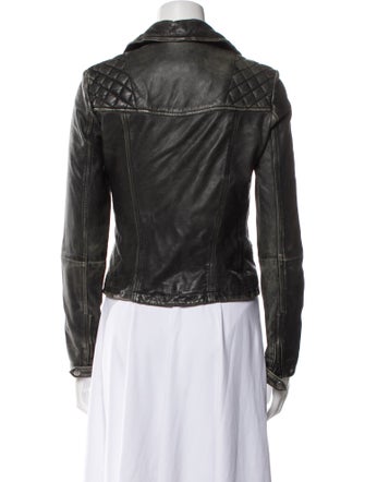 AllSaints Leather Biker Jacket