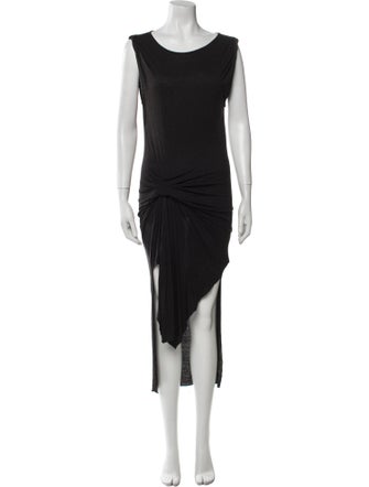 AllSaints Scoop Neck Long Dress