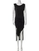 AllSaints Scoop Neck Long Dress