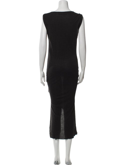AllSaints Scoop Neck Long Dress
