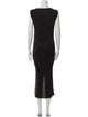 AllSaints Scoop Neck Long Dress