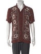 AllSaints Printed Short Sleeve Shirt