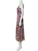 AllSaints Floral Print Long Dress