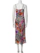 AllSaints Floral Print Long Dress