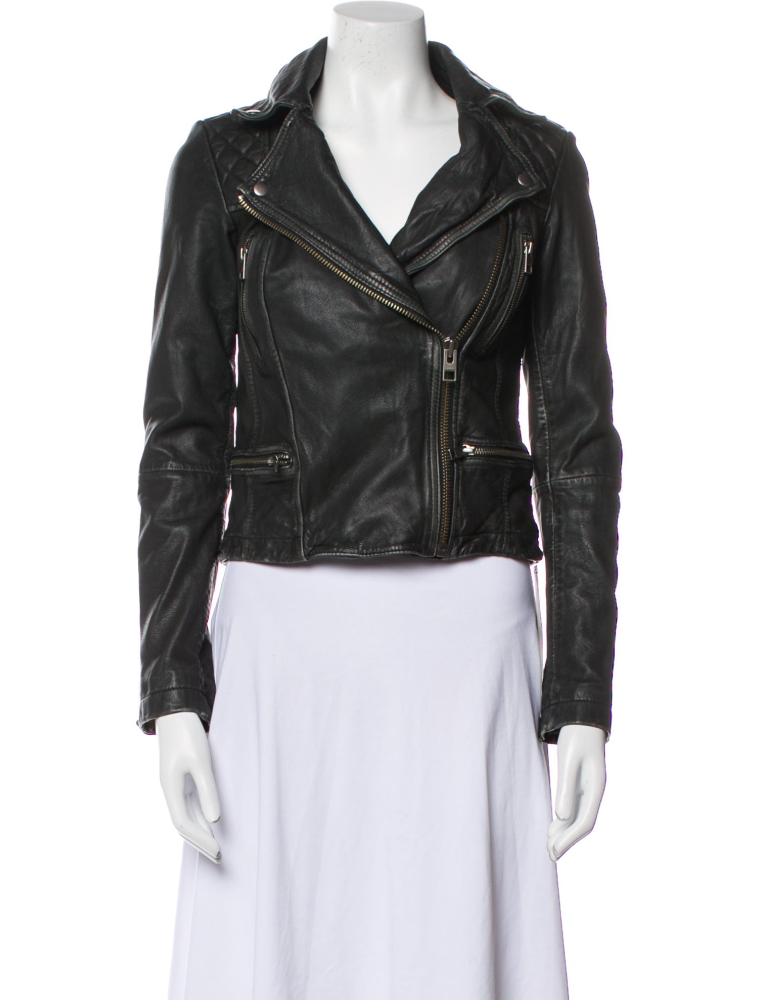 AllSaints Leather Biker Jacket