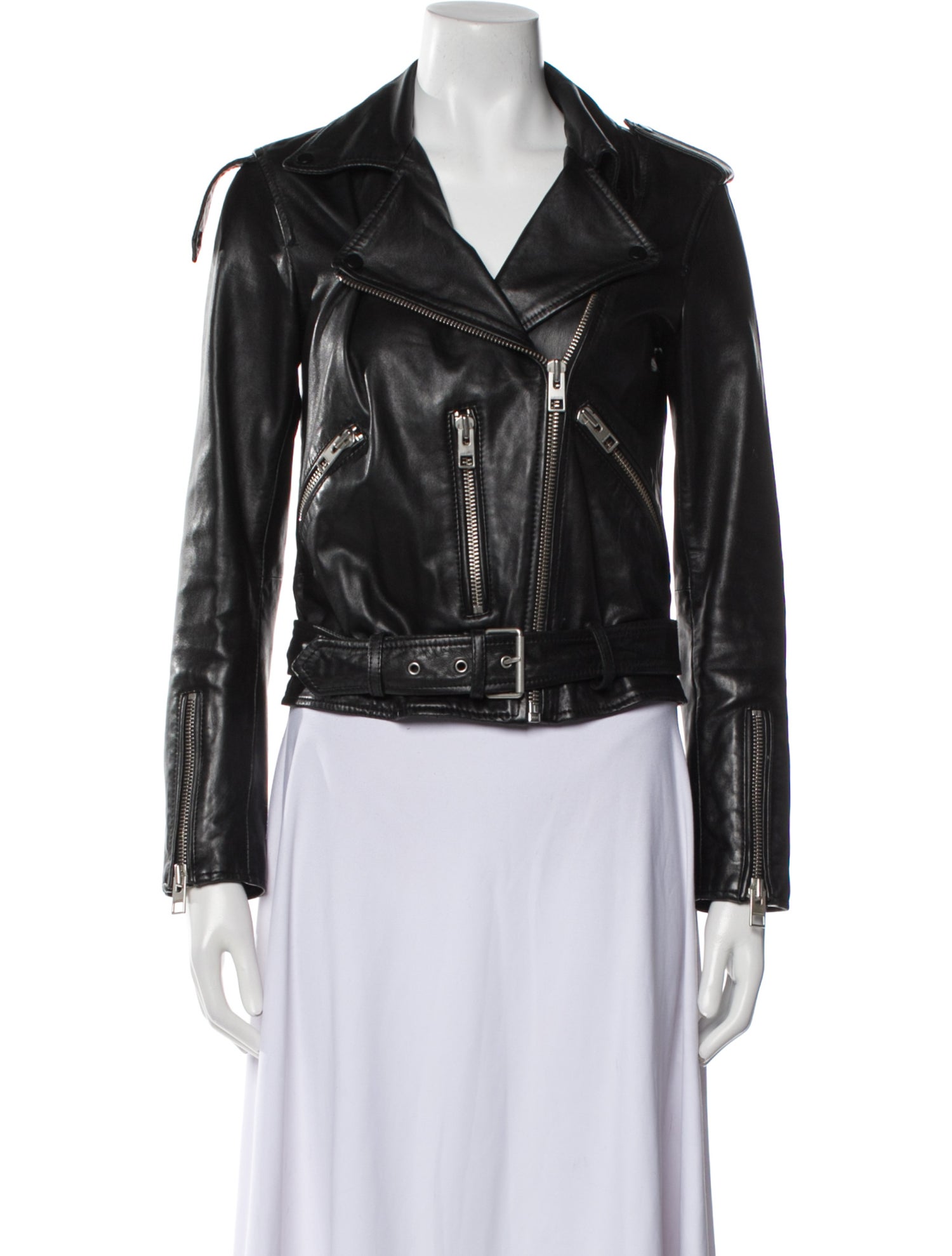 AllSaints Leather Biker Jacket