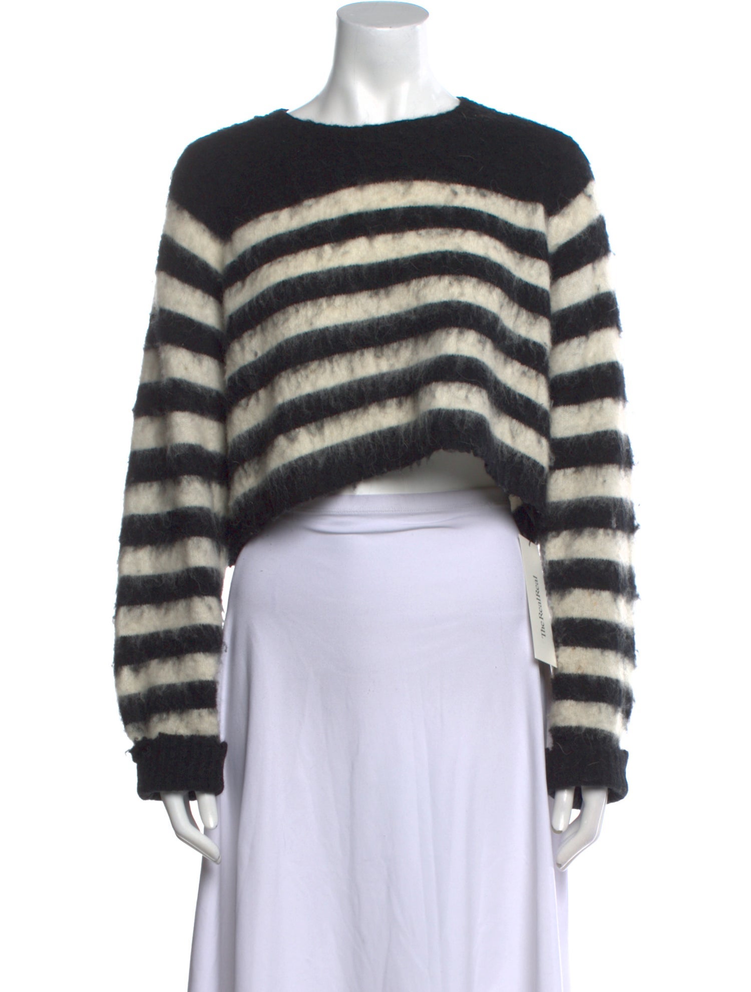 AllSaints Striped Scoop Neck Sweater