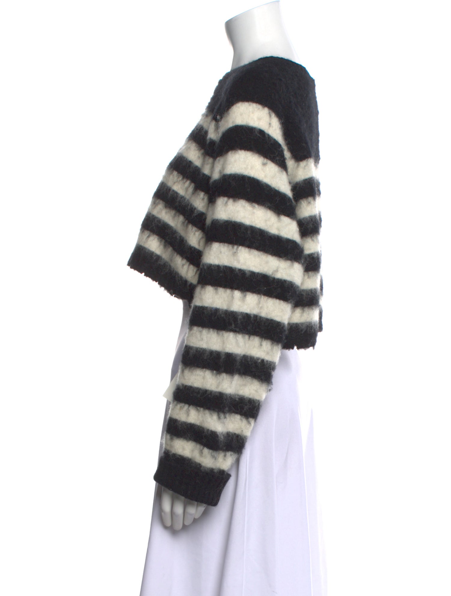 AllSaints Striped Scoop Neck Sweater