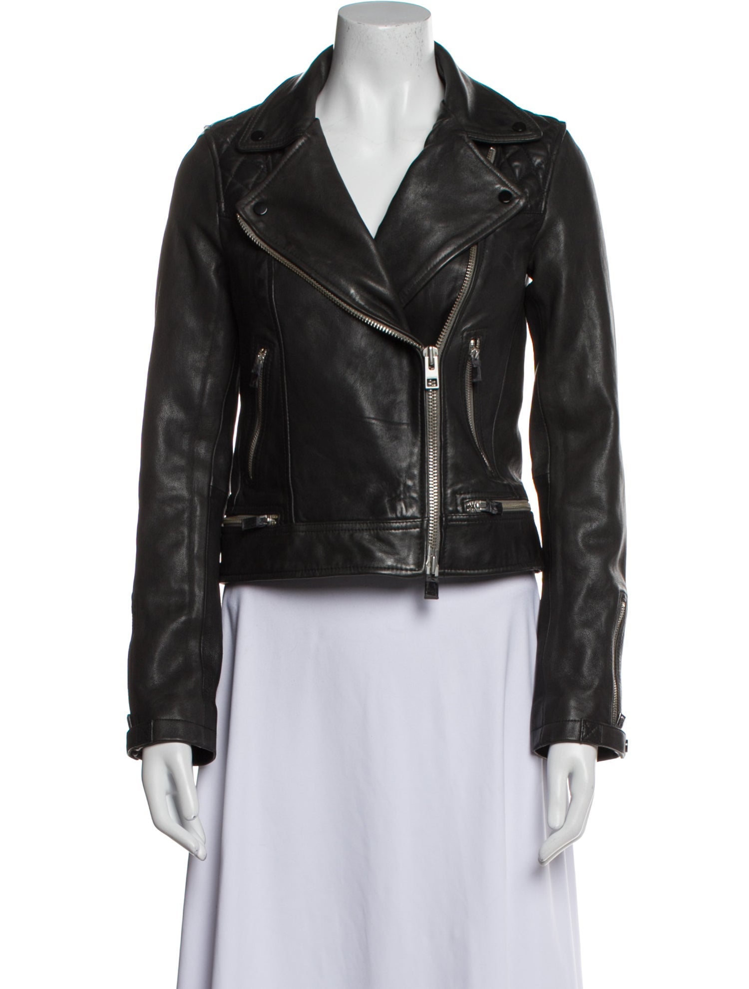 AllSaints Leather Biker Jacket