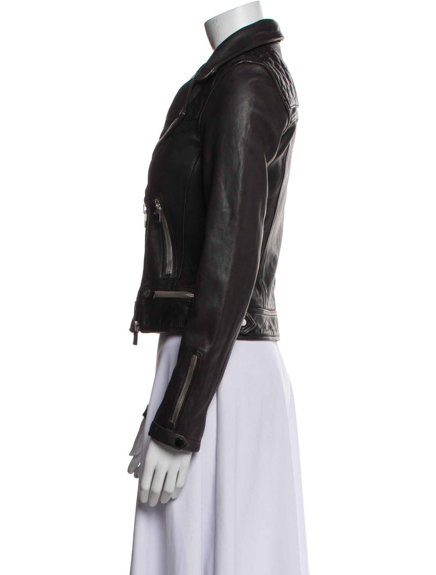 AllSaints Leather Biker Jacket