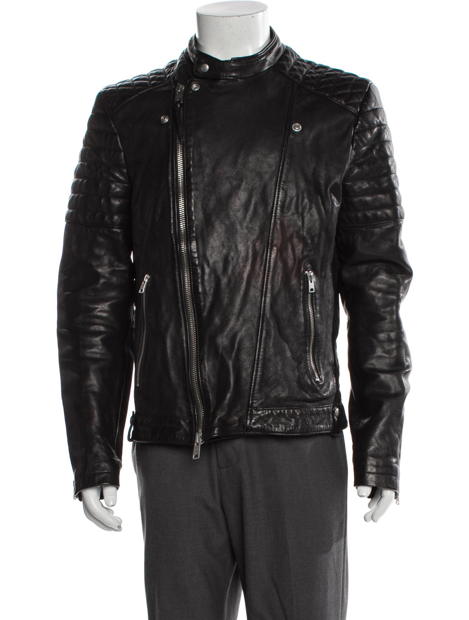 AllSaints Leather Moto Jacket