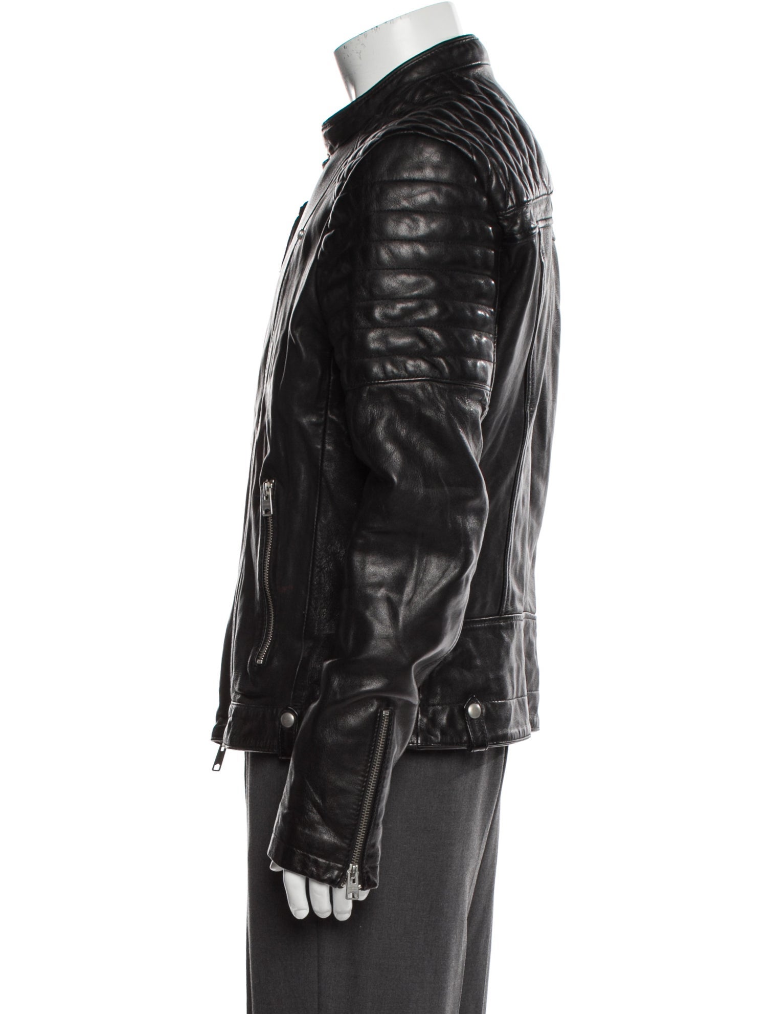 AllSaints Leather Moto Jacket