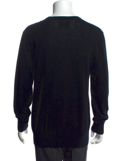 AllSaints Merino Wool Crew Neck Henley