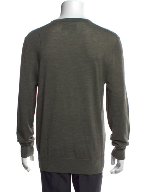 AllSaints Merino Wool Crew Neck Henley