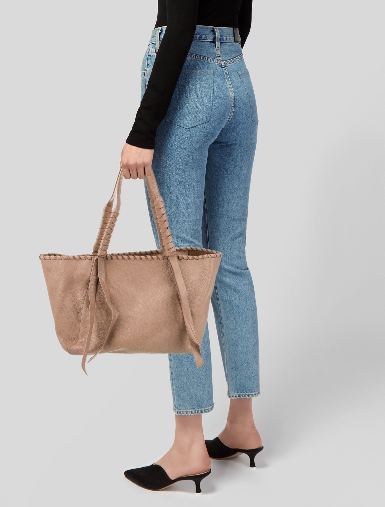 AllSaints Leather Tote