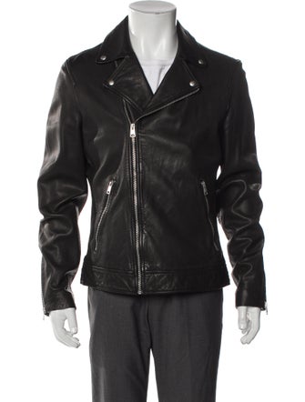 AllSaints Lamb Leather Moto Jacket