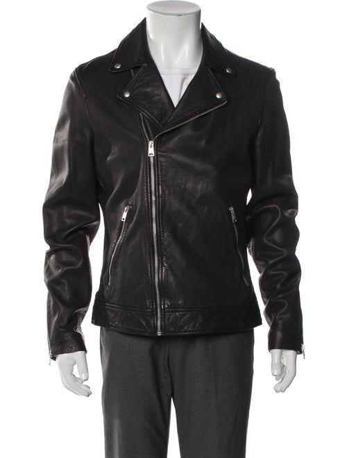 AllSaints Lamb Leather Moto Jacket