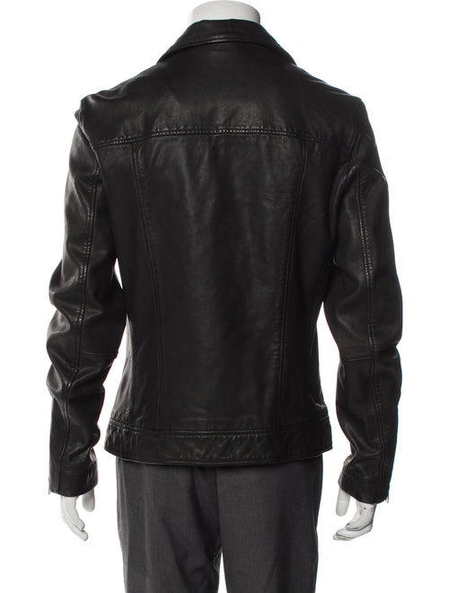 AllSaints Lamb Leather Moto Jacket
