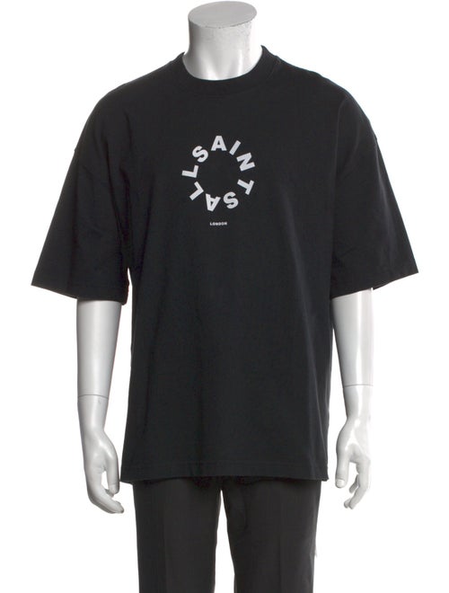 AllSaints Graphic Print Crew Neck T-Shirt