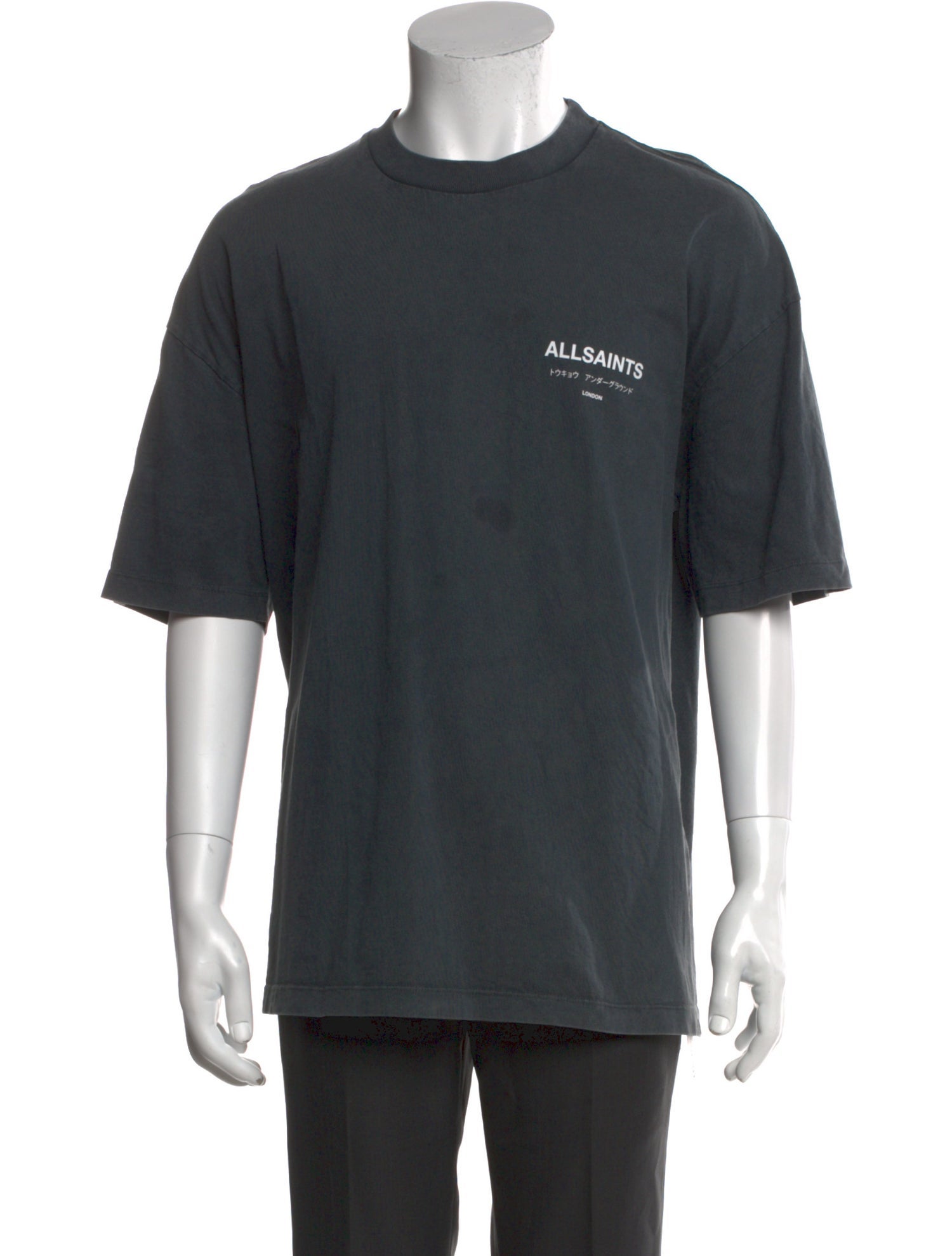 AllSaints Graphic Print Crew Neck T-Shirt