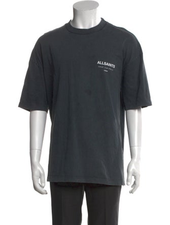 AllSaints Graphic Print Crew Neck T-Shirt