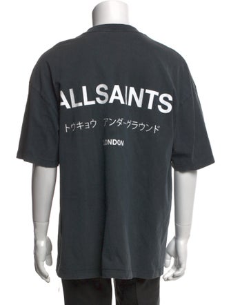 AllSaints Graphic Print Crew Neck T-Shirt
