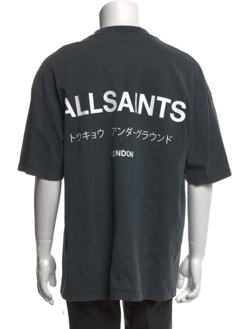 AllSaints Graphic Print Crew Neck T-Shirt