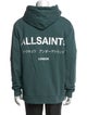 AllSaints Graphic Print Crew Neck Hoodie