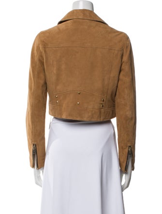 AllSaints Suede Biker Jacket