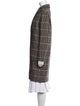 AllSaints Wool Plaid Print Coat