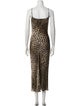 AllSaints Animal Print Long Dress