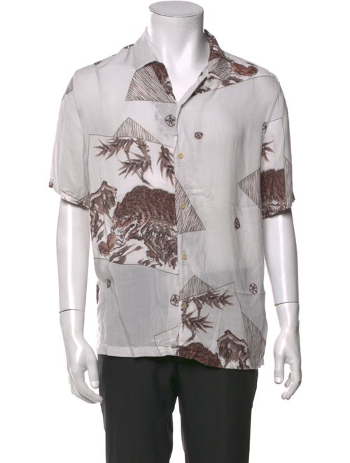 AllSaints Printed Short Sleeve Shirt