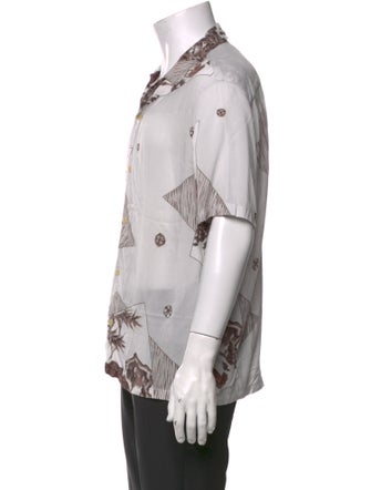 AllSaints Printed Short Sleeve Shirt