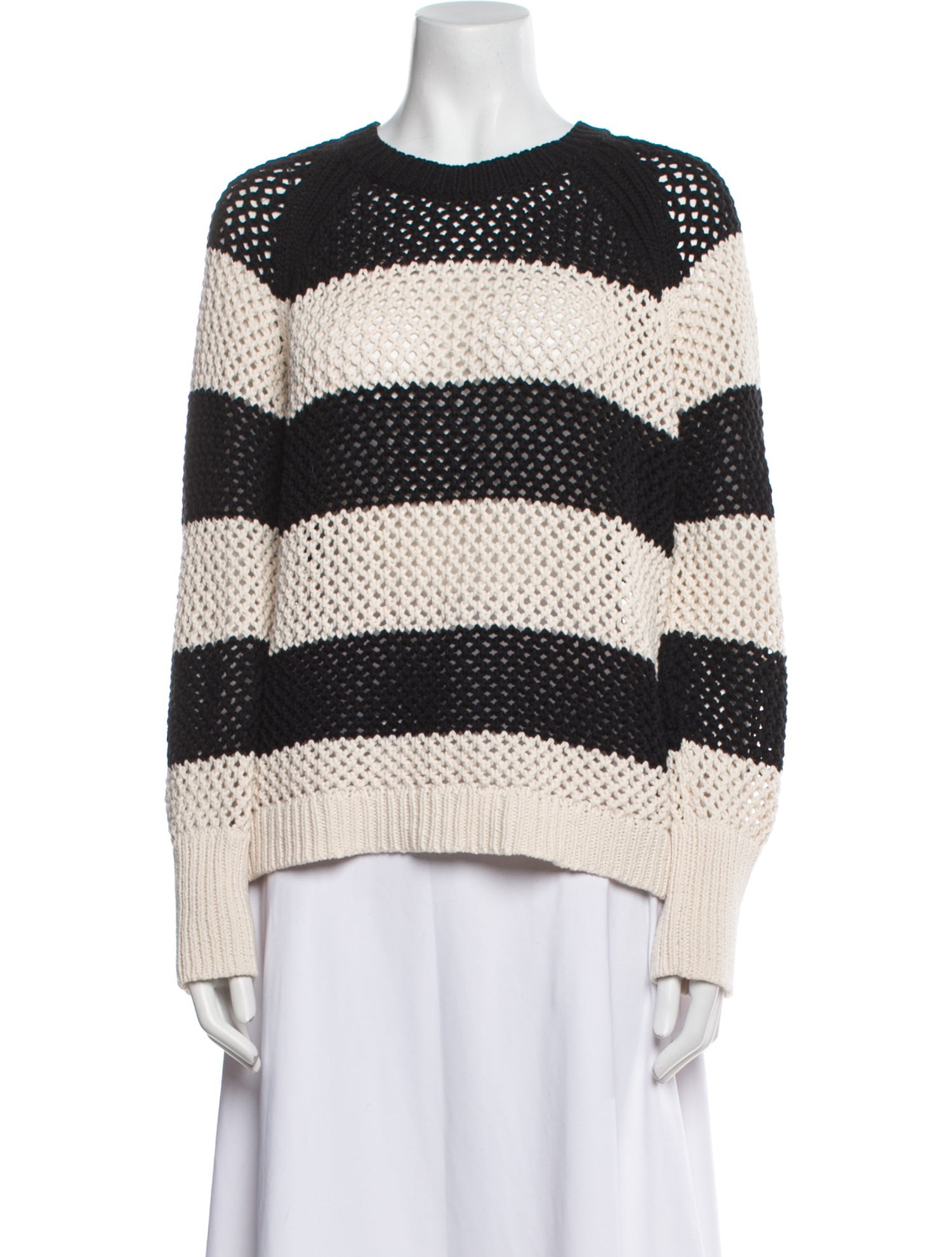 AllSaints Striped Crew Neck Sweater