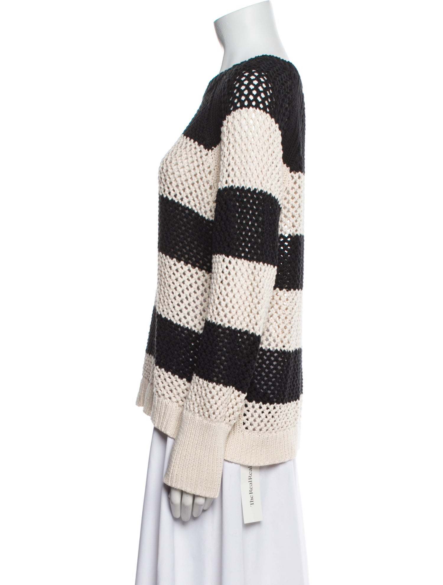 AllSaints Striped Crew Neck Sweater