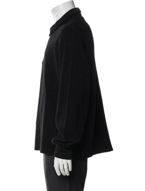 AllSaints Mock Neck Long Sleeve Polo Sweater