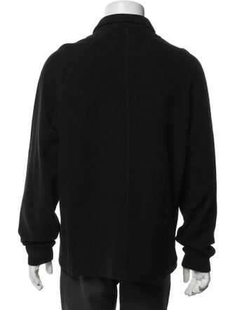 AllSaints Mock Neck Long Sleeve Polo Sweater