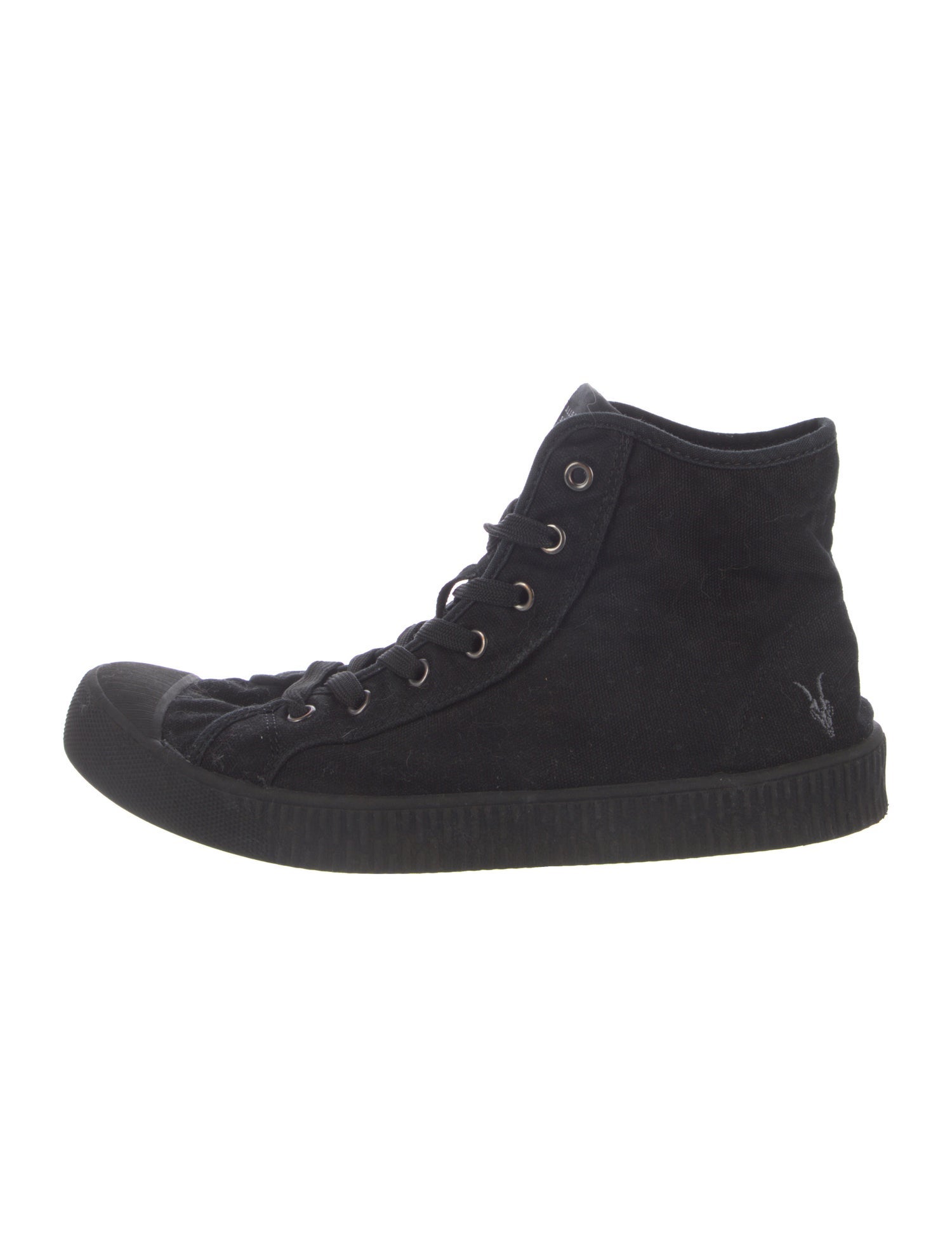 AllSaints Canvas Lace-Up Boots