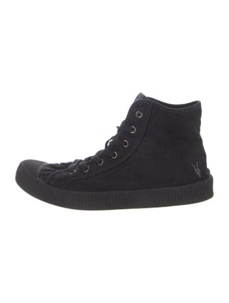 AllSaints Canvas Lace-Up Boots
