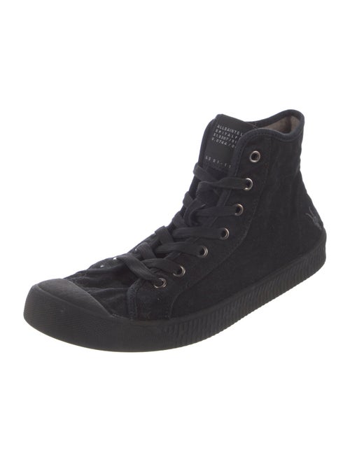 AllSaints Canvas Lace-Up Boots