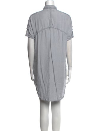 AllSaints Mock Neck Mini Dress