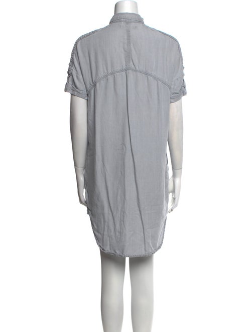 AllSaints Mock Neck Mini Dress