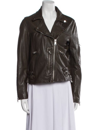 AllSaints Leather Biker Jacket