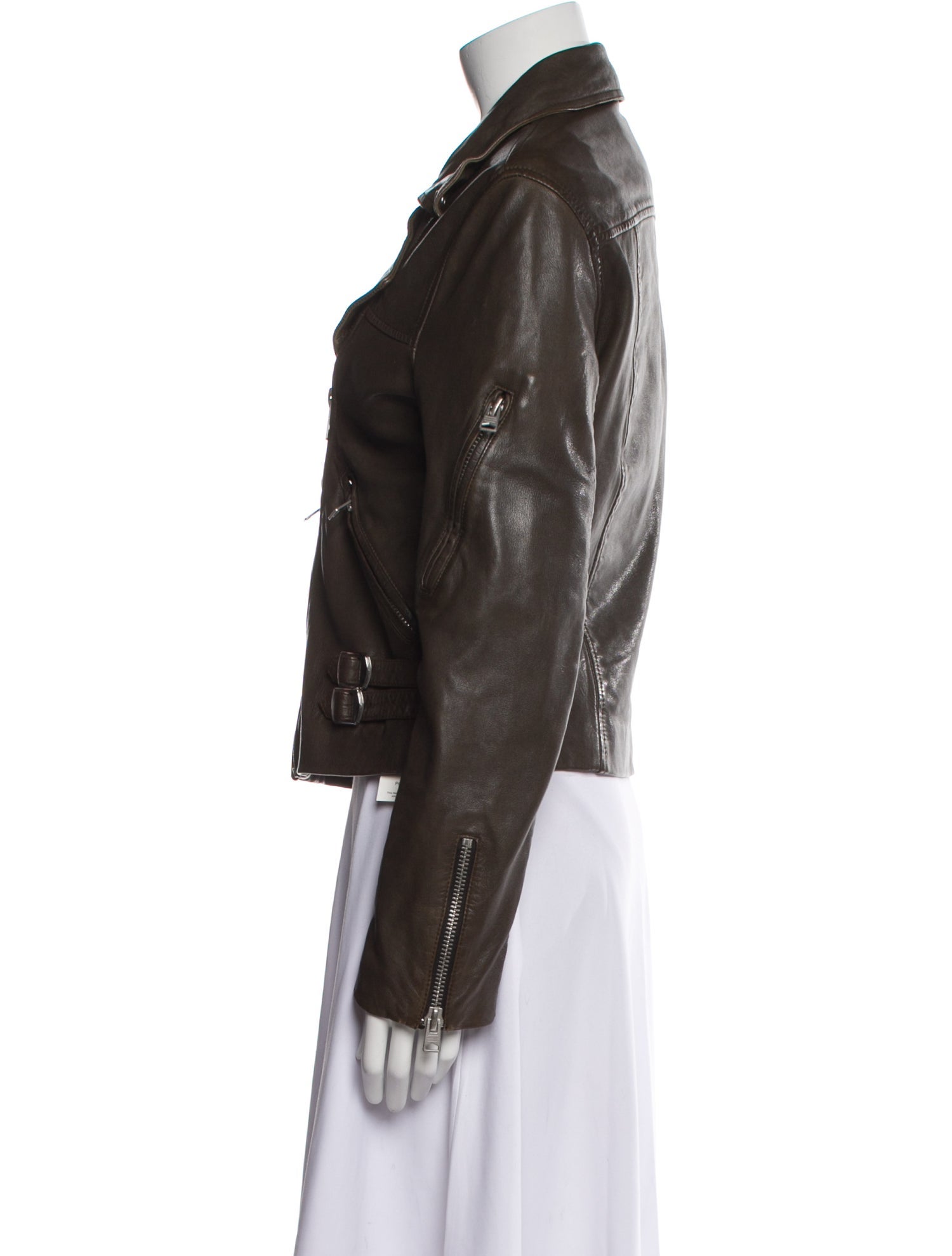 AllSaints Leather Biker Jacket