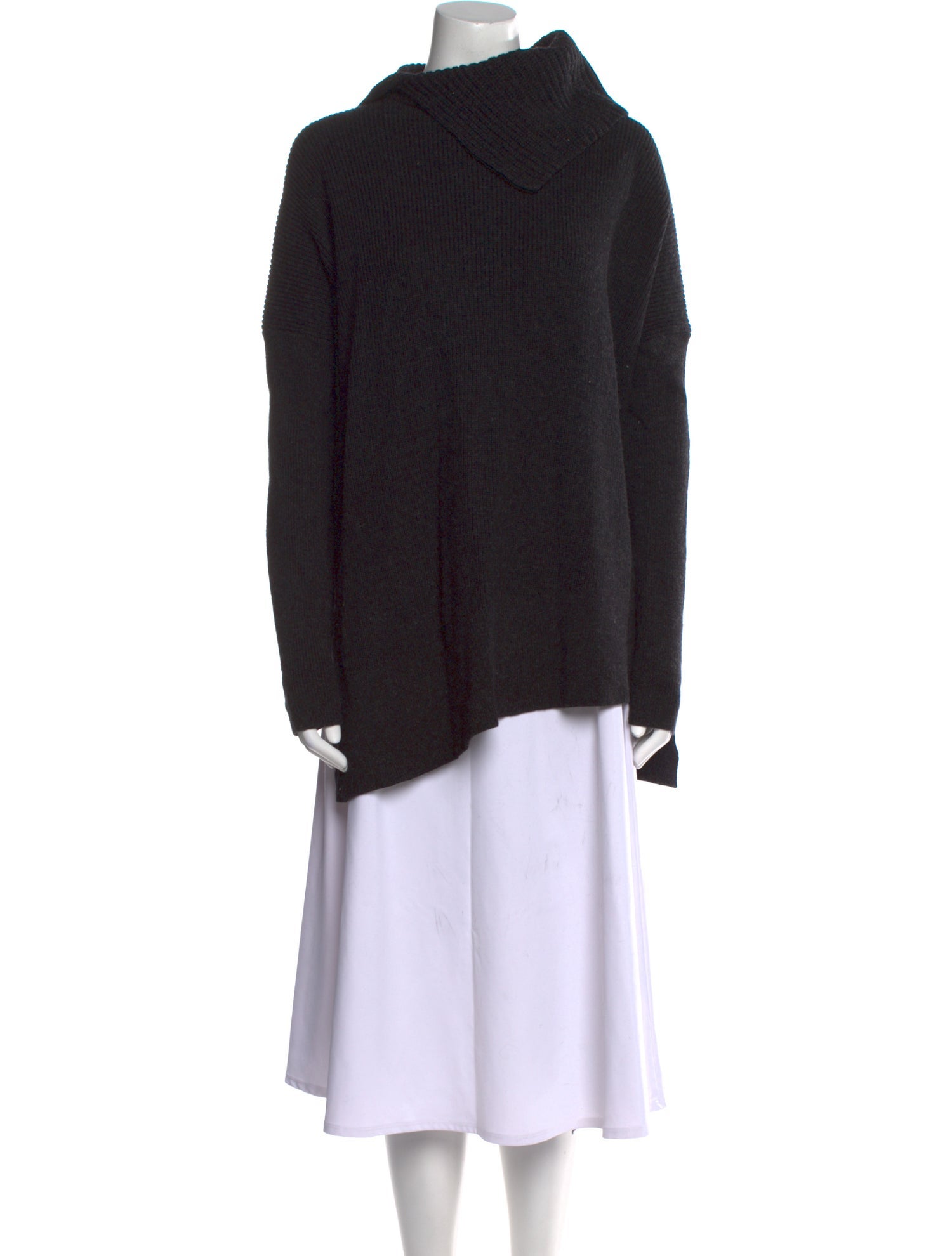 AllSaints Wool Mock Neck Sweater