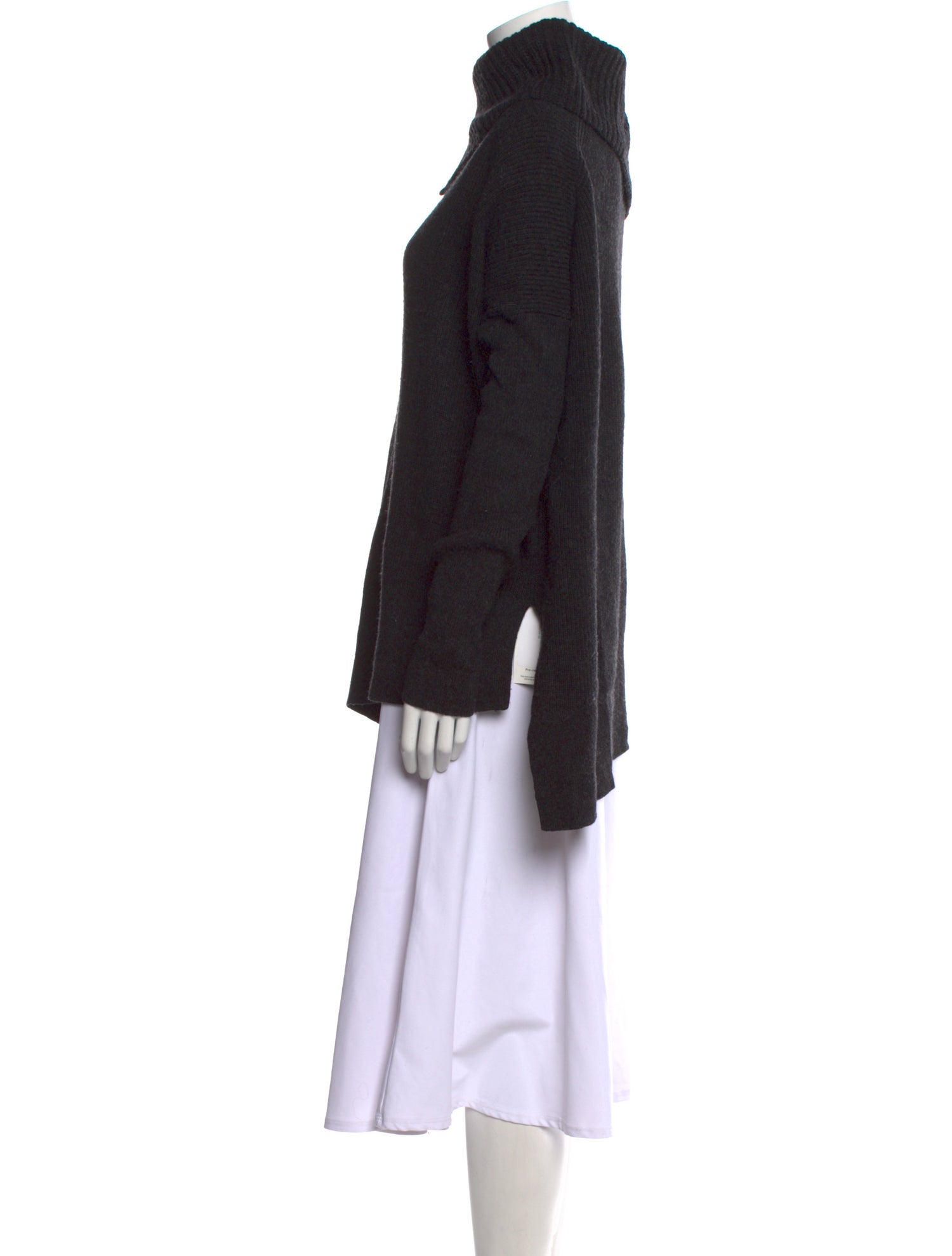 AllSaints Wool Mock Neck Sweater