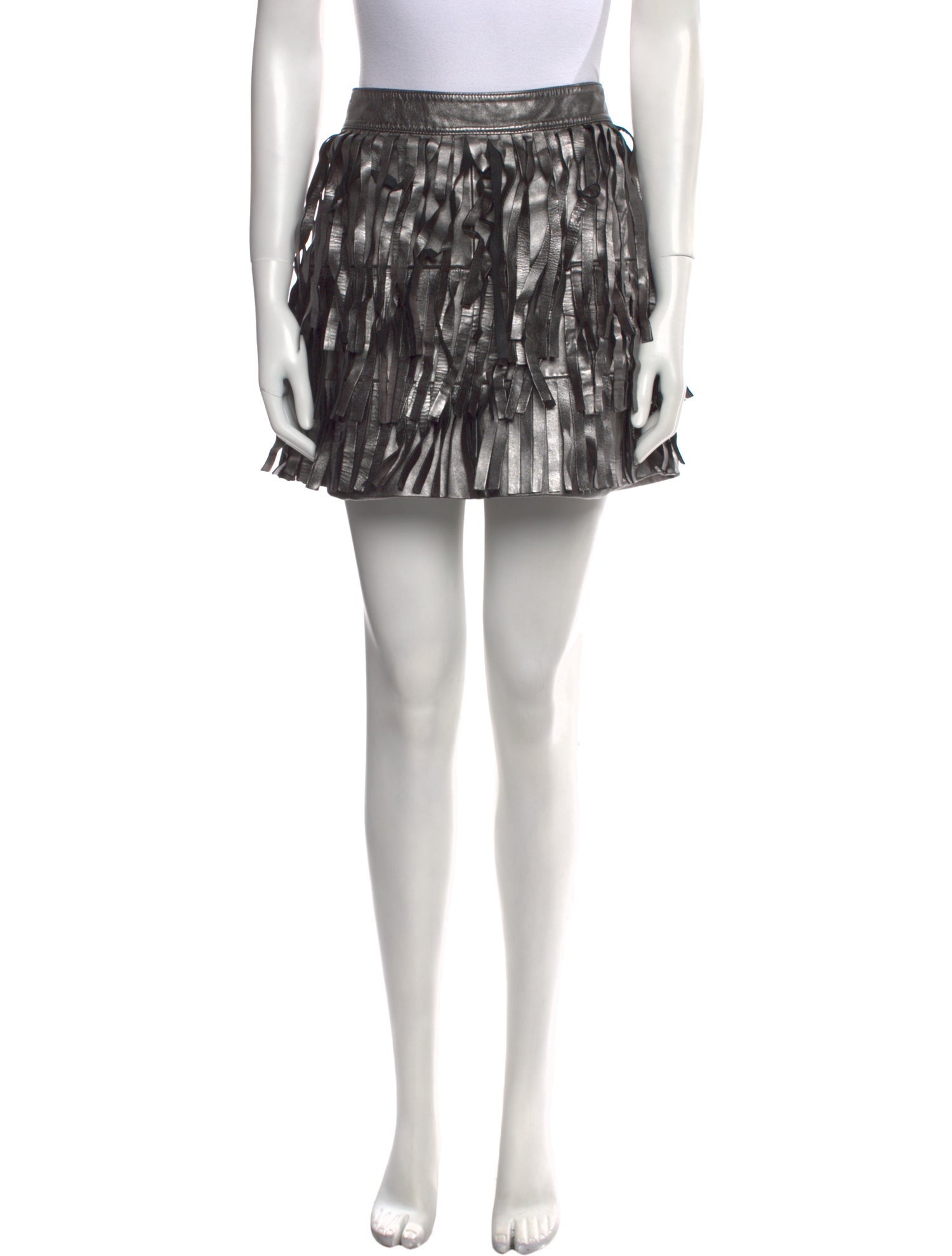 AllSaints Leather Mini Skirt