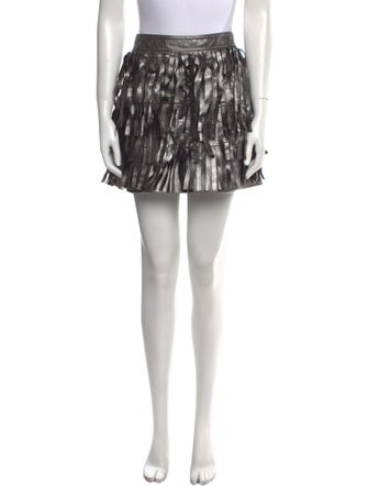 AllSaints Leather Mini Skirt