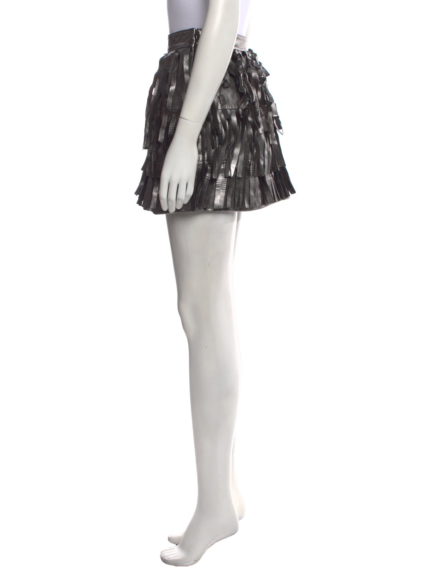 AllSaints Leather Mini Skirt