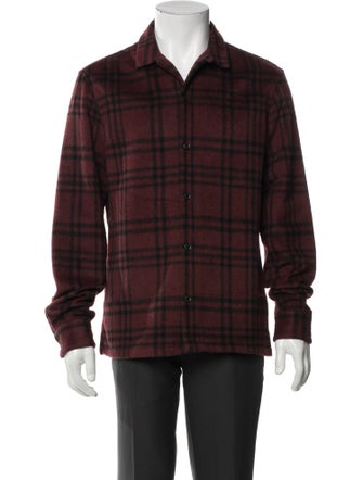 AllSaints Plaid Print Bomber Jacket